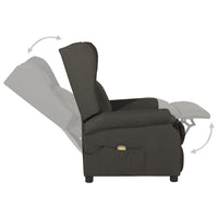 Thumbnail for Massagesessel Taupe Stoff