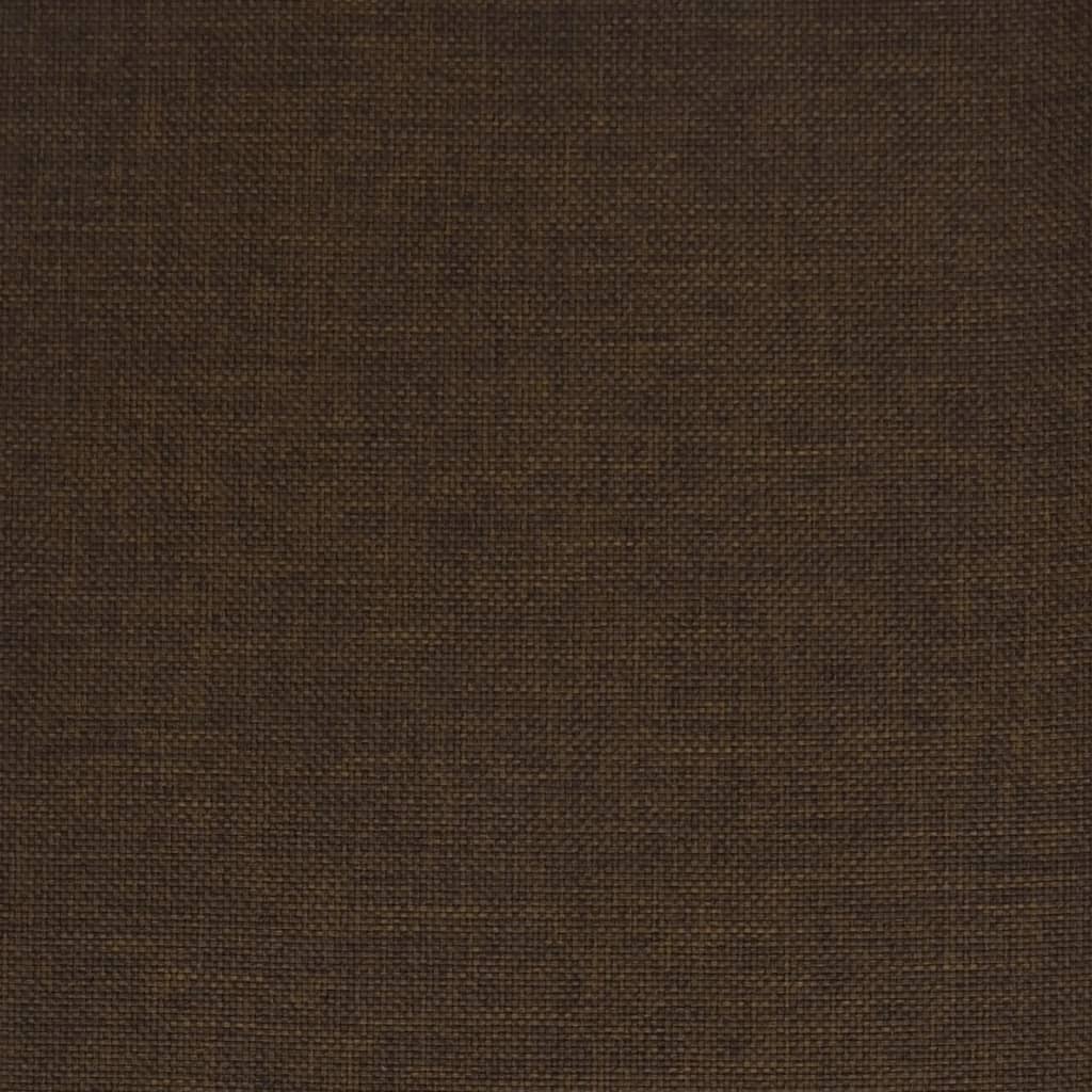 Massagesessel mit Aufstehhilfe Dunkelbraun Stoff