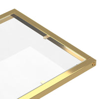 Thumbnail for Computer-Beistelltisch Transparent 50x35x65 cm Hartglas