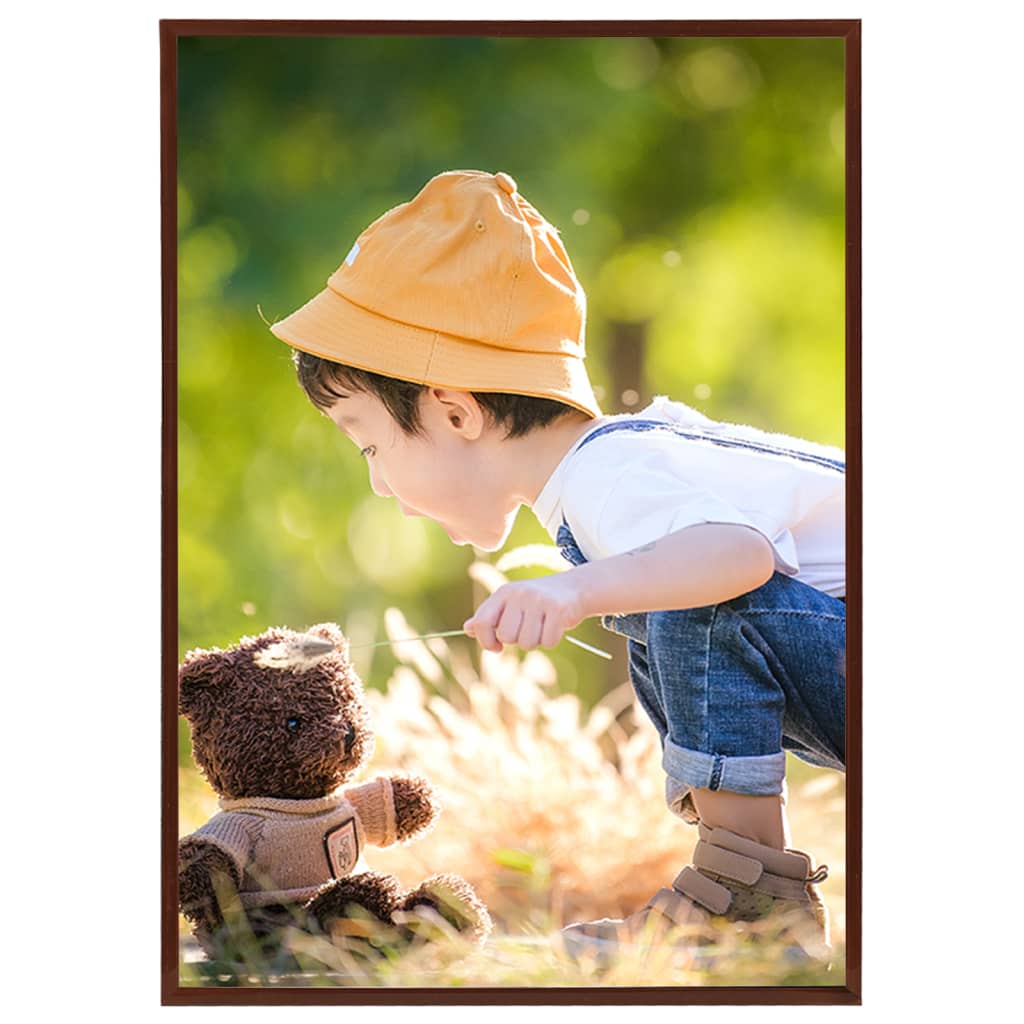 Bilderrahmen Collage 3 Stk. für Wand Tisch Bronze 15x21 cm MDF