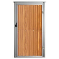 Thumbnail for Gerätehaus Braun 88x89x161 cm Verzinkter Stahl