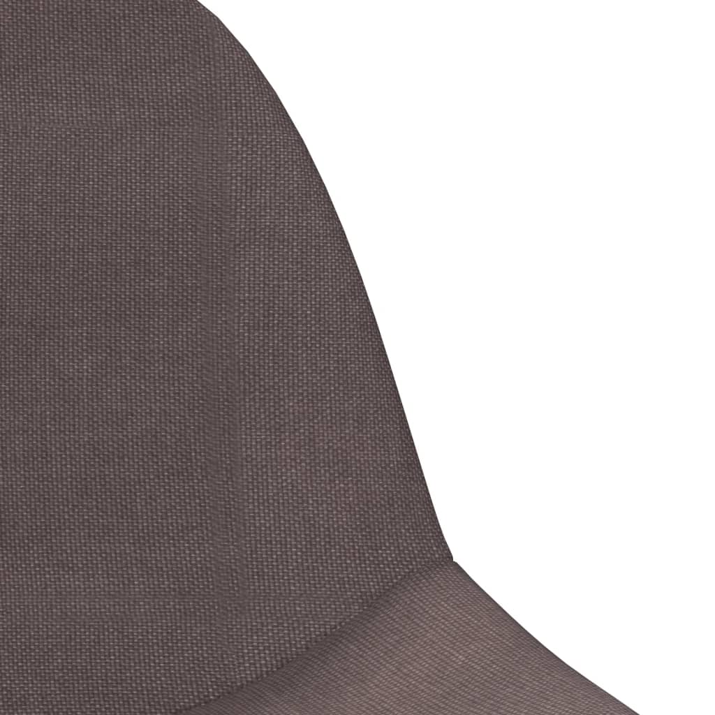 Esszimmerstühle 2 Stk. Drehbar Taupe Stoff