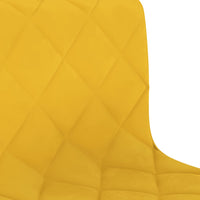 Thumbnail for Esszimmerstühle 2 Stk. Drehbar Senfgelb Samt