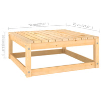 Thumbnail for 2-tlg. Garten-Lounge-Set mit Kissen Kiefer Massivholz