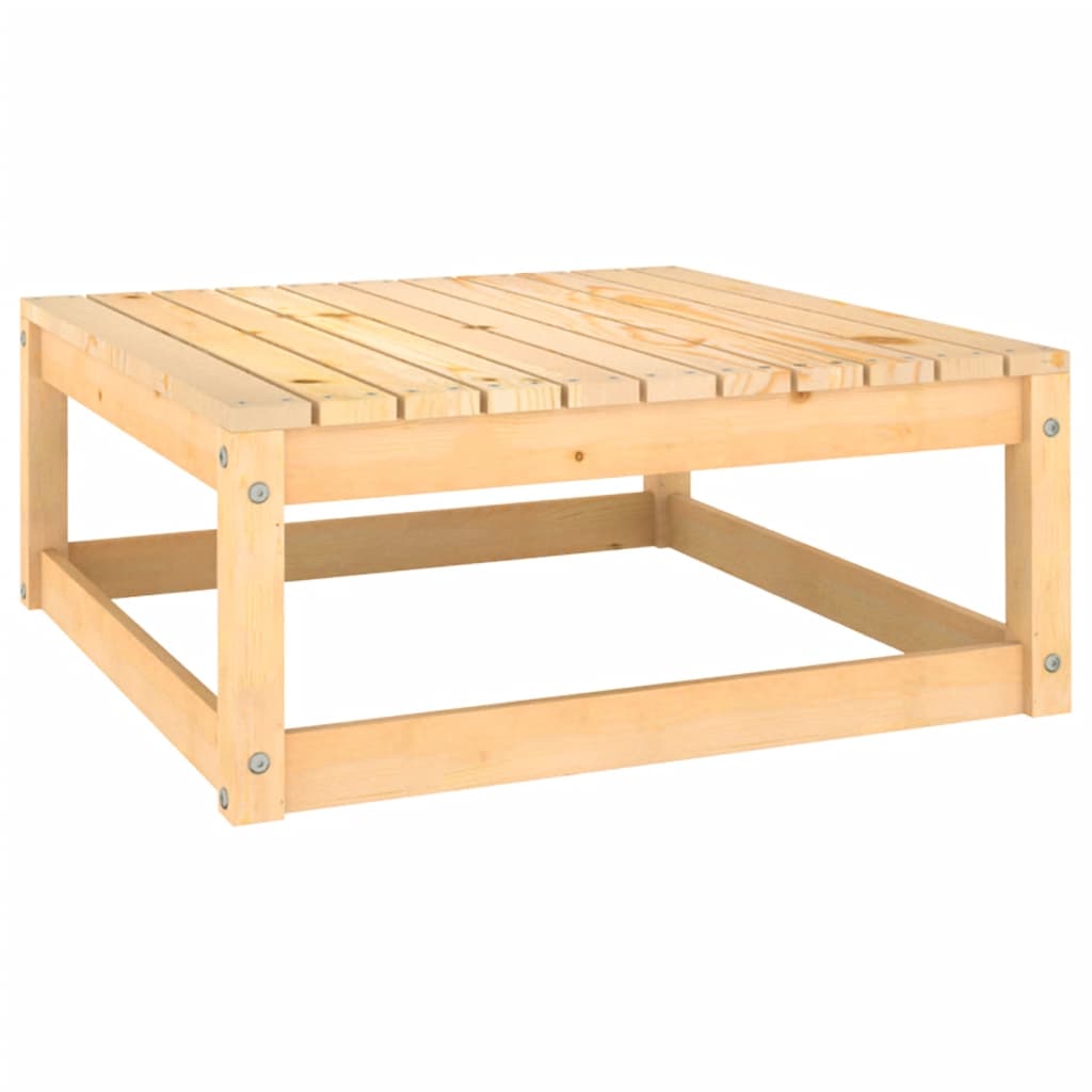 3-tlg. Garten-Lounge-Set mit Kissen Kiefer Massivholz