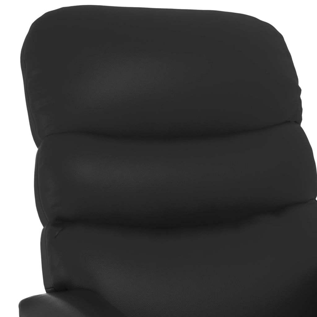 Massagesessel Elektrisch Schwarz Kunstleder