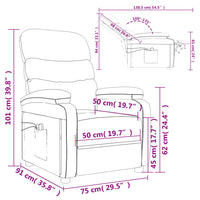 Thumbnail for Elektrischer Massagesessel Dunkelgrün Stoff