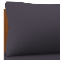 Thumbnail for Modulares Ecksofa mit Dunkelgrauen Kissen Massivholz Akazie