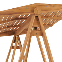 Thumbnail for Hollywoodschaukel 170 cm Massivholz Teak