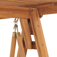 Thumbnail for Hollywoodschaukel 170 cm Massivholz Teak