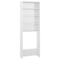 Thumbnail for Waschmaschinenschrank Hochglanz-Weiß 64x24x190 cm