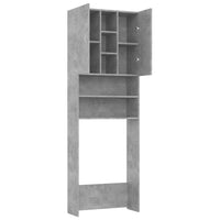 Thumbnail for Waschmaschinenschrank Betongrau 64x25,5x190 cm