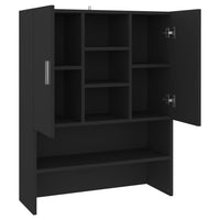 Thumbnail for Waschmaschinenschrank Schwarz 70,5x25,5x90 cm