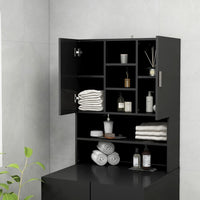 Thumbnail for Waschmaschinenschrank Schwarz 70,5x25,5x90 cm