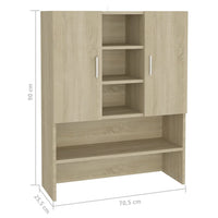 Thumbnail for Waschmaschinenschrank Sonoma-Eiche 70,5x25,5x90 cm