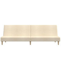 Thumbnail for Schlafsofa 2-Sitzer Creme Stoff