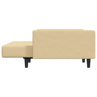 Thumbnail for Schlafsofa 2-Sitzer Creme Samt