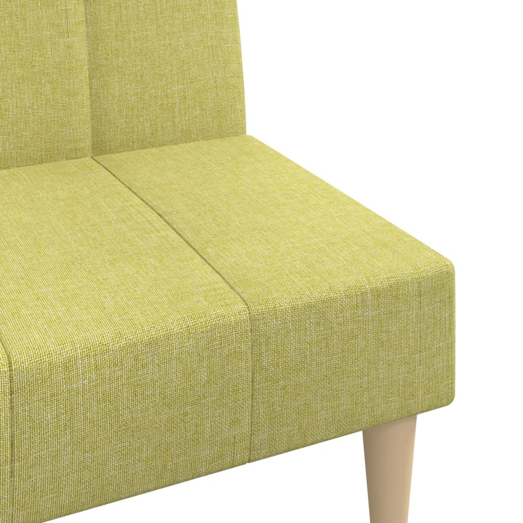 Schlafsofa 2-Sitzer Grün Stoff