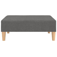 Thumbnail for Fußhocker Hellgrau 78x56x32 cm Stoff