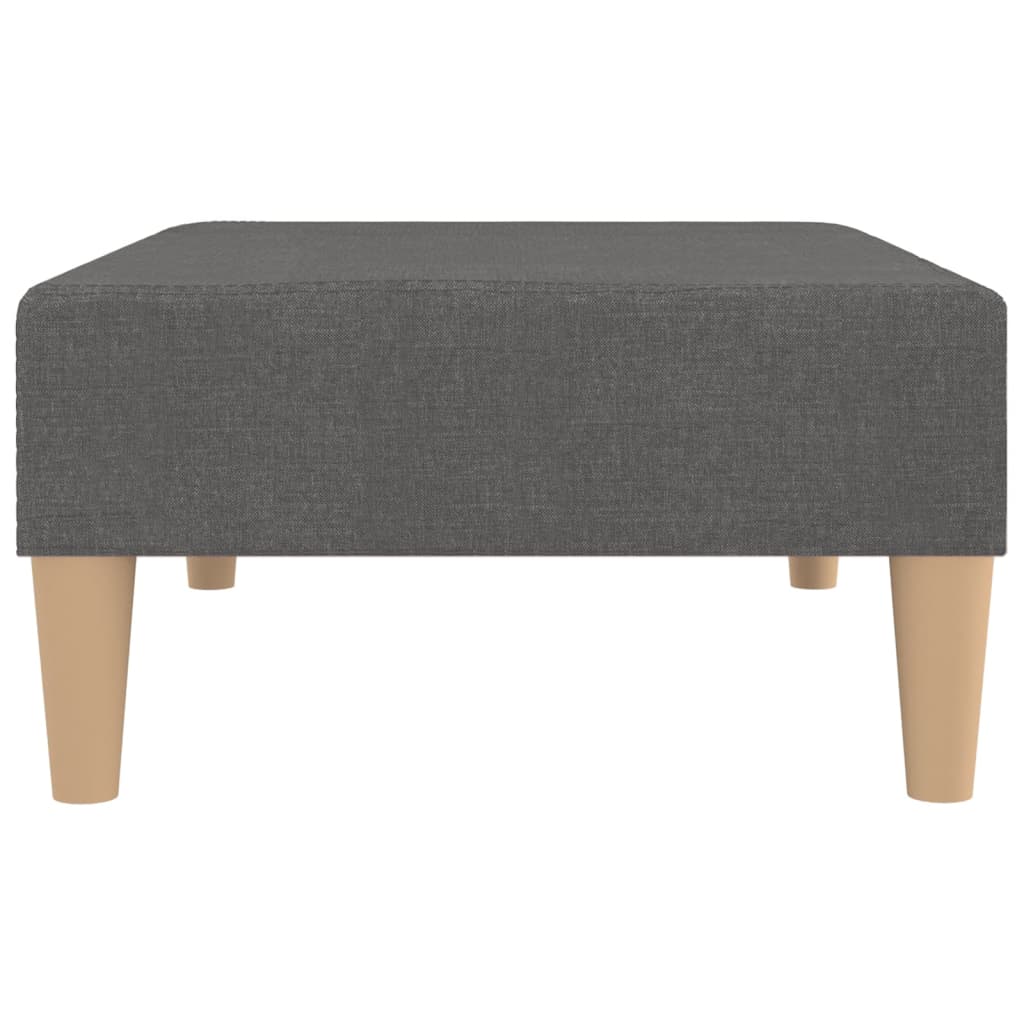 Fußhocker Hellgrau 78x56x32 cm Stoff