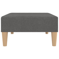 Thumbnail for Fußhocker Hellgrau 78x56x32 cm Stoff