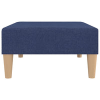 Thumbnail for Fußhocker Blau 78x56x32 cm Stoff