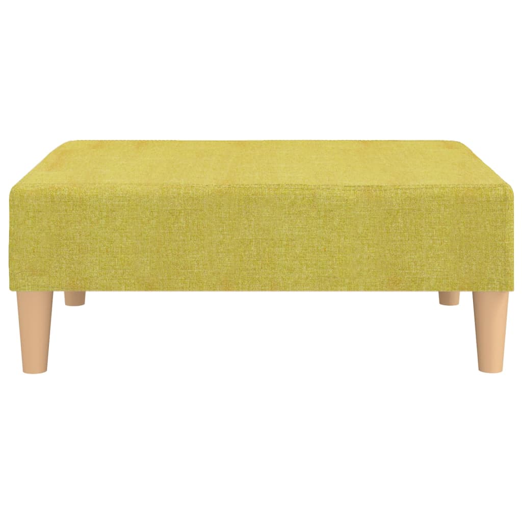 Fußhocker Grün 78x56x32 cm Stoff