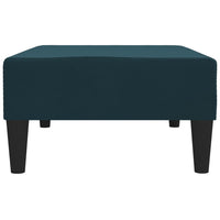 Thumbnail for Fußhocker Blau 78x56x32 cm Samt