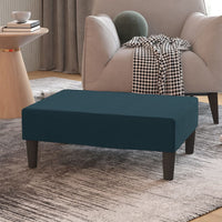 Thumbnail for Fußhocker Blau 78x56x32 cm Samt