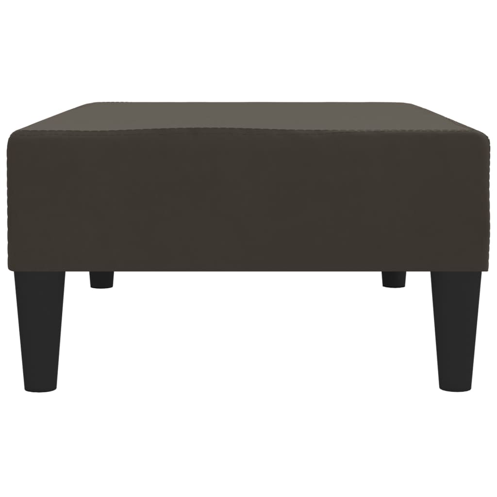 Fußhocker Dunkelgrau 78x56x32 cm Samt