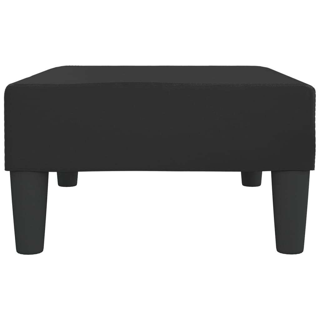 Fußhocker Schwarz 78x56x32 cm Kunstleder