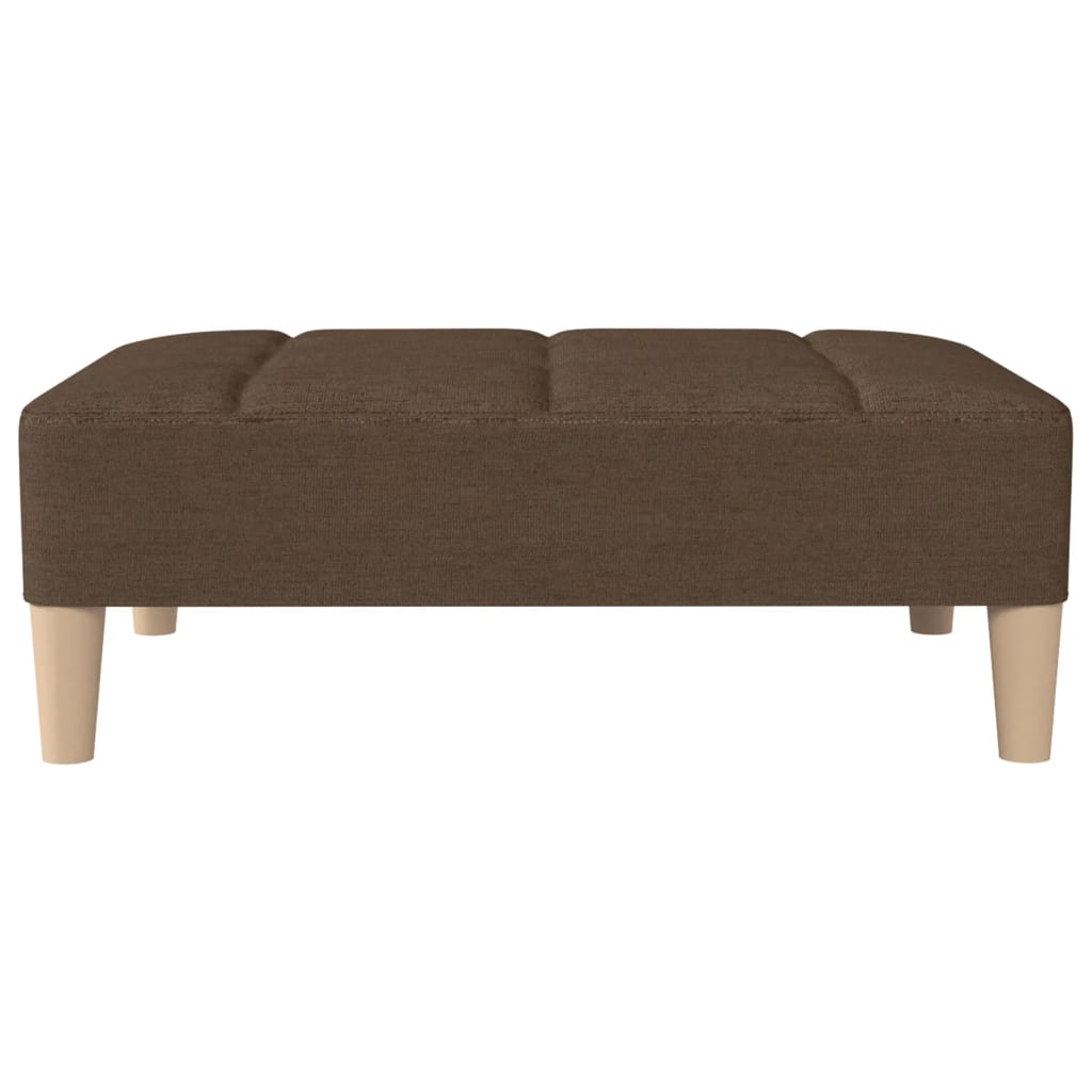 Fußhocker Braun 78x56x32 cm Stoff