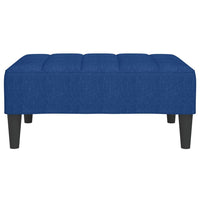 Thumbnail for Fußhocker Blau 78x56x32 cm Stoff