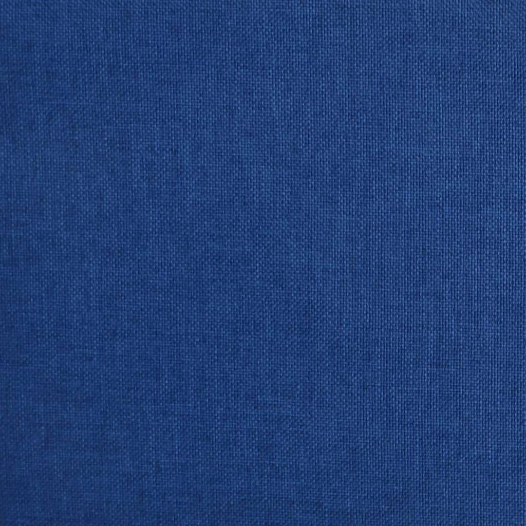 Fußhocker Blau 78x56x32 cm Stoff