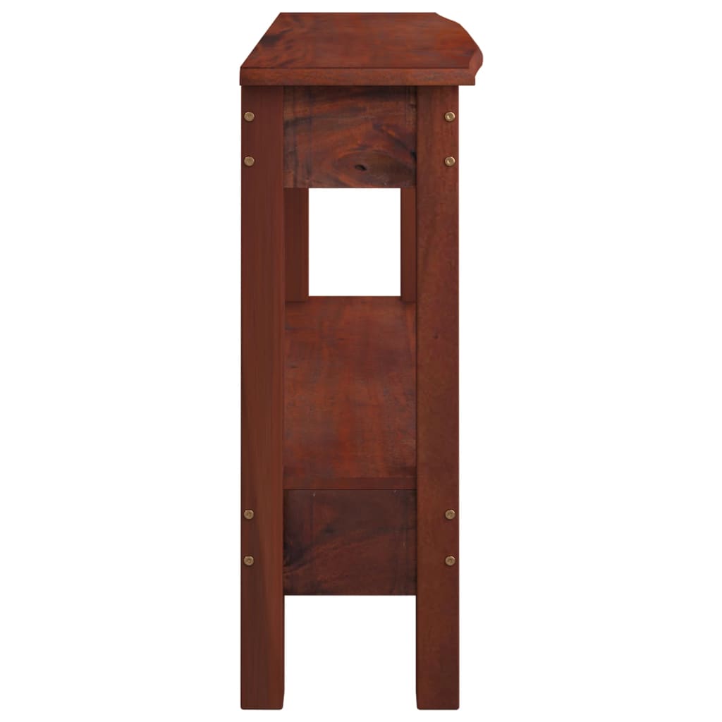 Konsolentisch mit Schubladen Braun 110x30x75 cm Mahagoniholz