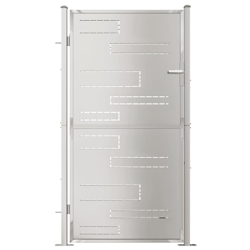 Gartentor 100x180 cm Edelstahl