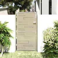 Thumbnail for Gartentor 100x180 cm Edelstahl