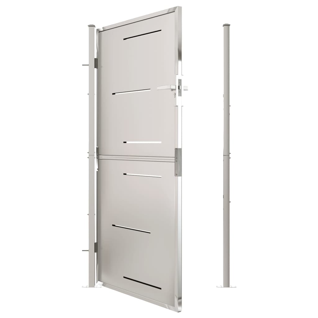 Gartentor 100x180 cm Edelstahl