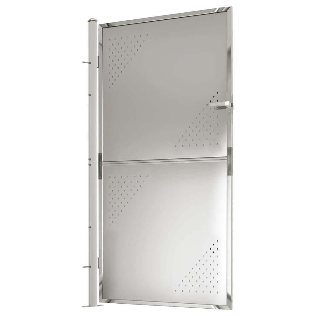 Gartentor 100x180 cm Edelstahl