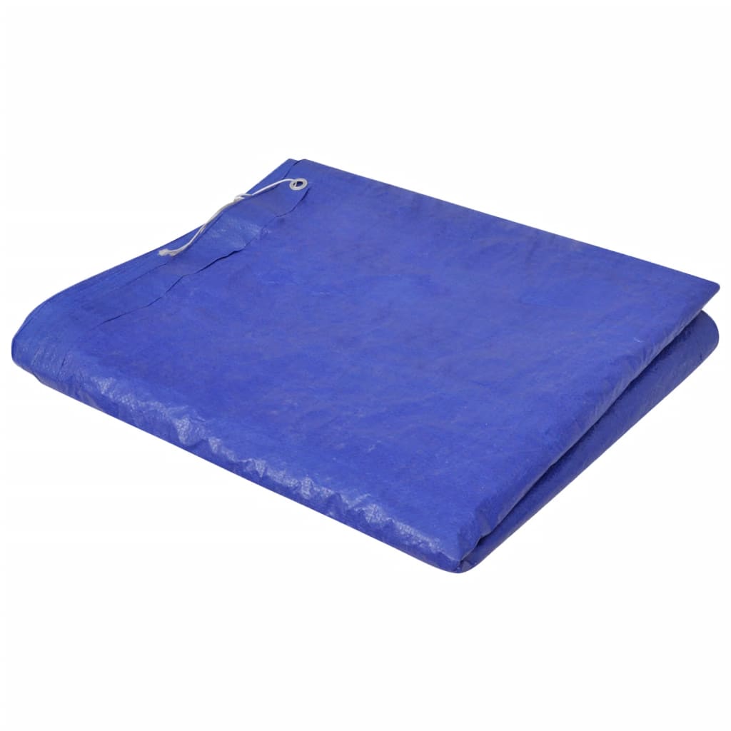 Poolabdeckungen 2 Stk. PE Rechteckig 90 g/m² 540x270 cm