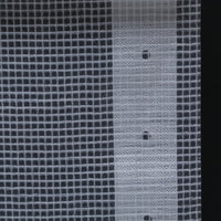 Thumbnail for Gitter-Abdeckplanen 2 Stk. 260 g/m² 1,5x5 m Weiß