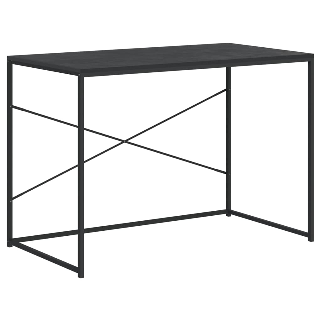 Computertisch Schwarz 110x60x70 cm Spanplatte