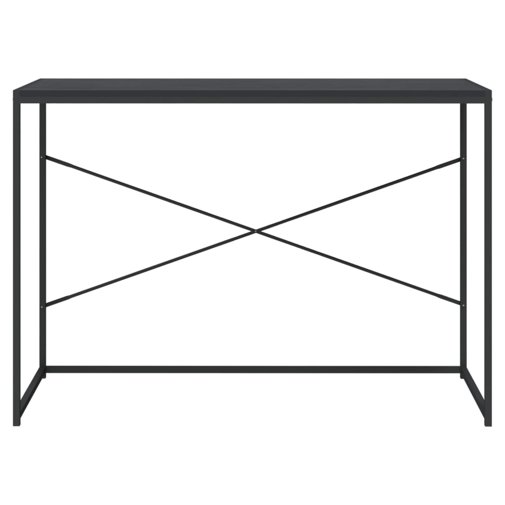 Computertisch Schwarz 110x60x70 cm Spanplatte