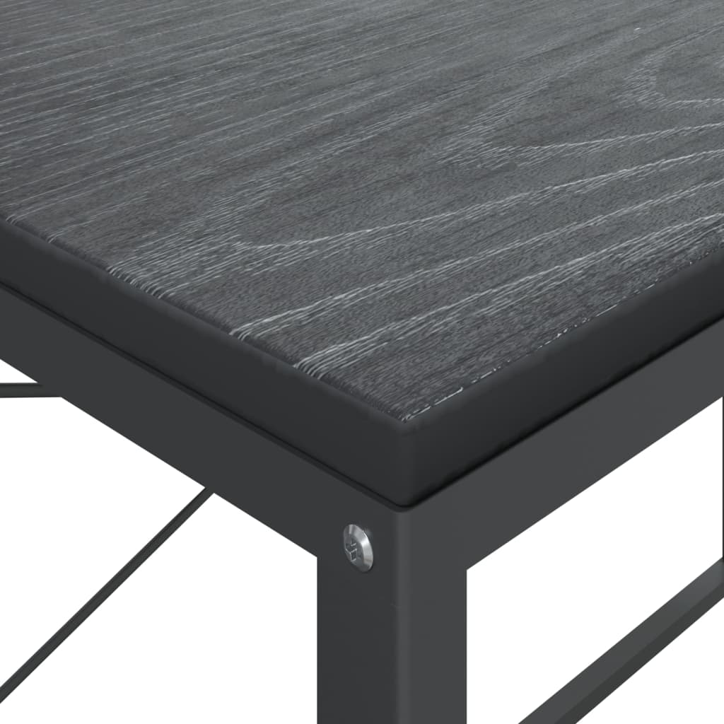 Computertisch Schwarz 110x60x70 cm Spanplatte