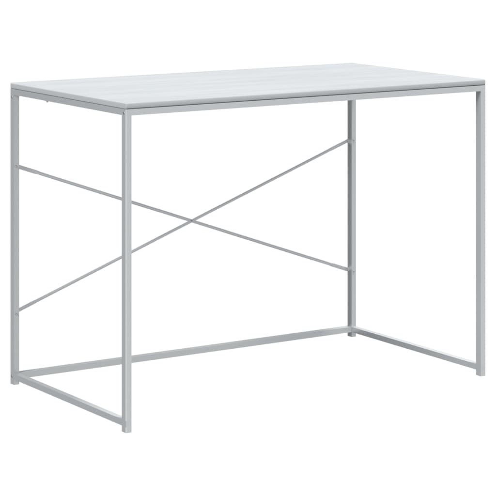 Computertisch Weiß 110x60x70 cm Spanplatte