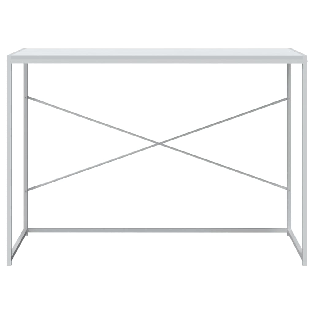Computertisch Weiß 110x60x70 cm Spanplatte