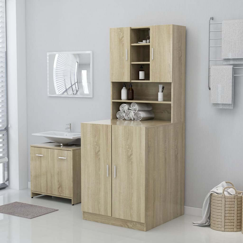 Waschmaschinenschrank Sonoma-Eiche