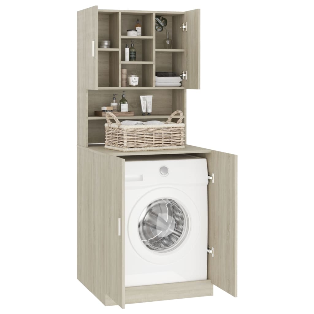 Waschmaschinenschrank Sonoma-Eiche