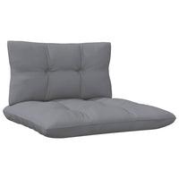 Thumbnail for Garten-Mittelsofa mit Grauen Kissen Massivholz Kiefer