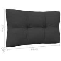 Thumbnail for Garten-Mittelsofa mit Kissen Weiß Massivholz Kiefer